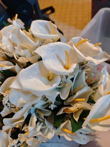 cala lily faux flowers silk flowers wedding