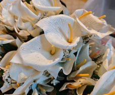 cala lily faux flowers silk flowers wedding