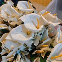 cala lily artificial faux flowers silk flowers wedding