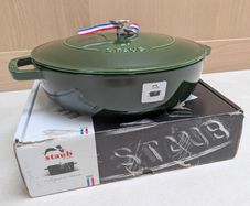 STAUB Chistera Braiser 28cm Basil Green