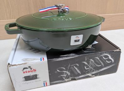 STAUB Chistera Braiser 28cm Basil Green
