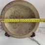 Vintage Hammered Medallion Round Brass Wall Art Plate Plaque Art Plate Image 4