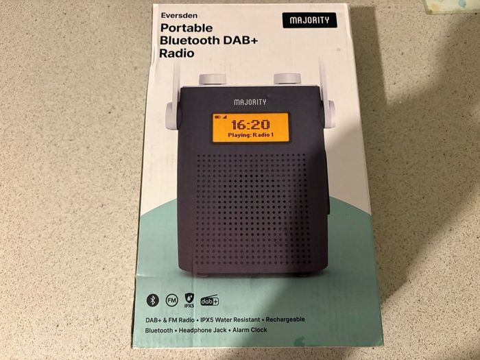 Majority Eversden Bluetooth Water-Resistant DAB radio and speaker