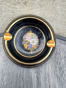 Vintage Ashtray, 24 K rim etc