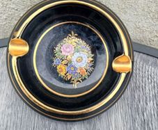 Vintage Ashtray, 24 K rim etc