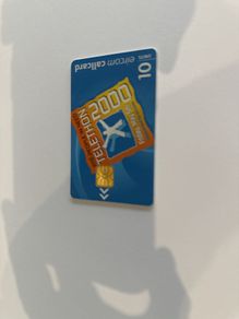 Eircom callcard Telethon 2000