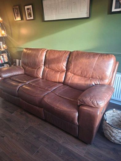 Leather couch