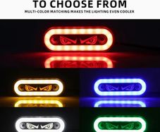4pcs  LED Strip Lights for Decoration, Including Truck Lights