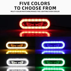 4pcs  LED Strip Lights for Decoration, Including Truck Lights