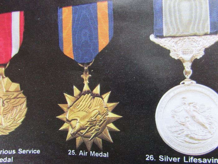 USA ,Air Medal.Instituted 1942.Full Size Original.