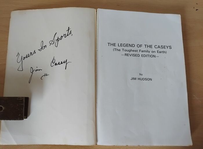 The Legend of The Caseys by Jim Hudson 1991 Sneem,  Co. Kerry Boston USA Rowing Wrestling Boxing Sports Hall of Fame FREEPOST