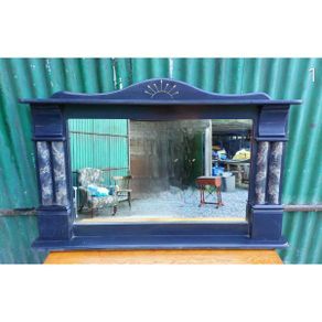 Timber Overmantle Mirror  KAS373