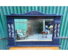 Timber Overmantle Mirror  KAS373