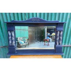 Timber Overmantle Mirror  KAS373