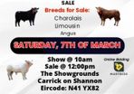 Carrick-on-Shannon March Multi-Breed Show & Sale