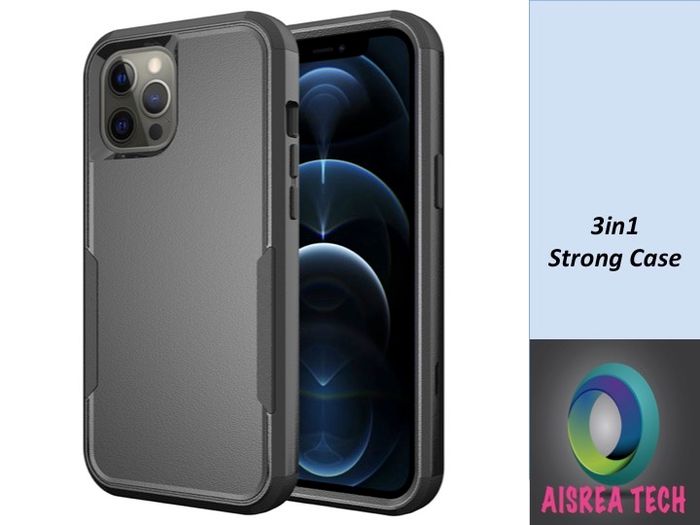 3IN1 HEAVY DUTY SHOCKPROOF Strong Phone Case Back cover iPhone 6 7 8 iPhone XR/ iphone 11/ iPhone 13/ 13PRO/ 13 PRO MAX