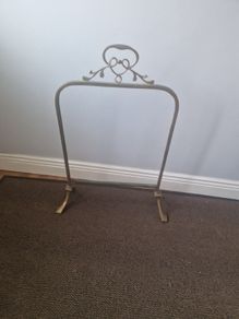 Brass firescreen