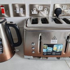 Russell hobbs ombre kettle and 4 slice toaster set