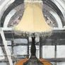 Vintage Art Nouveau Style Metal Table Lamp Image 3