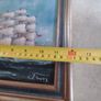 Framed oil of a sailing ship on board signed Y. Jones Image 7
