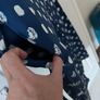Dancing Leopard Silky Blue Dress UK12 Image 6