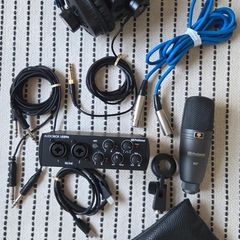 PreSonus Podcast / Home Recording Kit - AudioBox USB 96, M7 Mic & HD7 Headphones