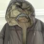 Zara Black / Dark Green Reversible Water Repellent Long Puffer Coat L Image 4