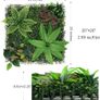 4 Pcs 50cmx50cm Artificial Fern Leaf Wall Panels, Combine to 1mx1m Image 3