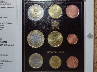 Vatican Brilliant Uncirculated Euro Coin Set 2023 - Includes 5 Euro Commemorating Centenary of the birth of Don Lorenzo Milani