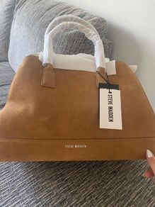 Steve Madden suede bag