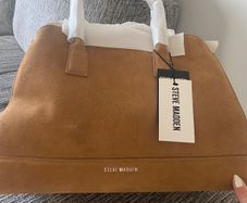 Steve Madden suede bag