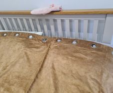 90' x 90' Faux Suede curtains