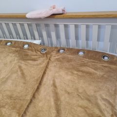 90' x 90' Faux Suede curtains