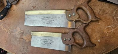 2 Sorby brass backed saws