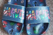 Navy Marvel sliders (Size UK12)