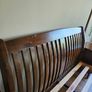 Complete Solid Wood Bedroom Set Sleigh bed, 2 Nightstands & Dresser with Mirror Image 6