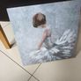 Canvas Painting  - Ballerina.  S-40 cm x 40cm.  New. Image 2