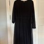 Black polka dot mesh dress Image 4