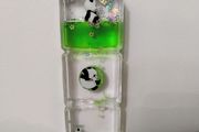 Panda Wheel Acrylic Drip Decor