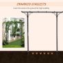 Metal Garden Trellis Arch with Durable Steel Tubing & Elegant Image 4