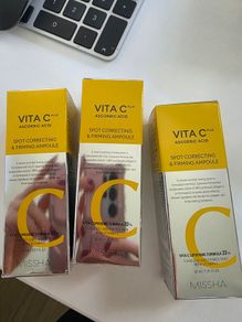 Missha vitamin c serum purchased in Korea