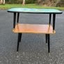 Vintage Kitsch coffeetables with turned dansette legs c1960 sold as a pair only Image 7