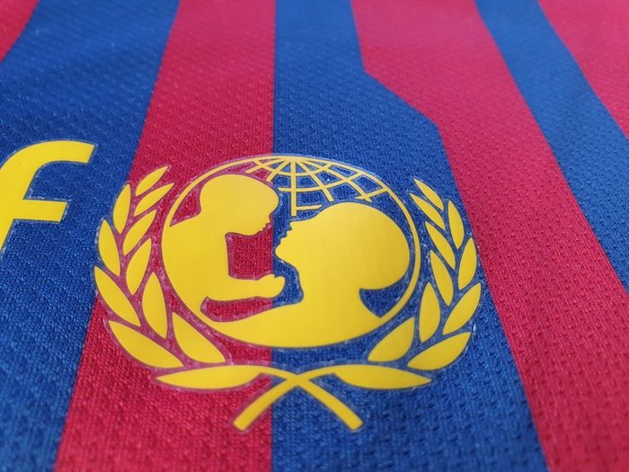 Barcelona Football Club Home Jersey 2011 to 2012 Large Adult Nike