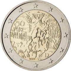 Germany 2 Euro Commemorative Coin 2019 - 30 Years of Fall of the Berlin Wall. All 5 mints available (ADFGJ). Uncirculated.