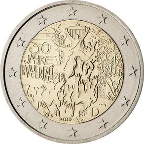 Germany 2 Euro Commemorative Coin 2019 - 30 Years of Fall of the Berlin Wall. All 5 mints available (ADFGJ). Uncirculated.