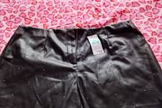 Primark leather shorts