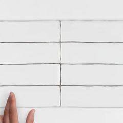 White ceramic tiles