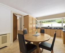 Dining Table [Solid oak top and base plate]
