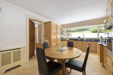 Dining Table [Solid oak top and base plate]