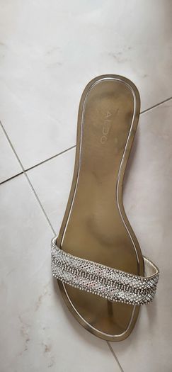 ALDO thong bling slider style flats Sz 42 (Fit 8UK) - Rrp 55 (New)